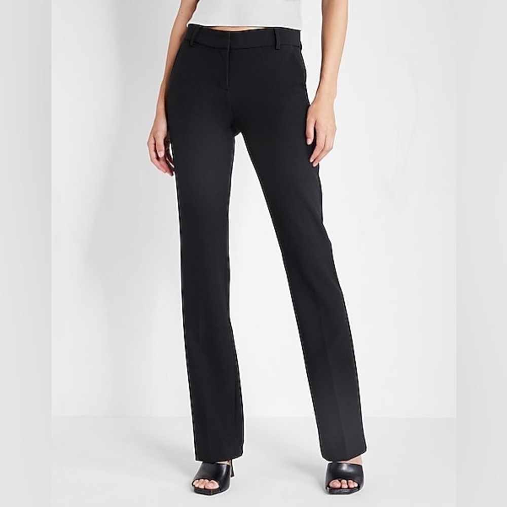Express Editor mid-rise bootcut pant - size 0L